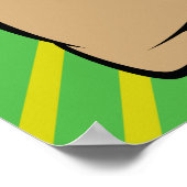 Schattige Boo-Boo-Beer Poster (Hoek)