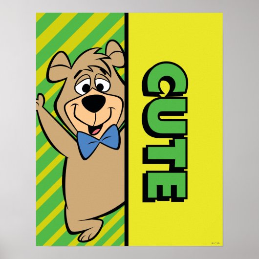 Schattige Boo-Boo-Beer Poster (Voorkant)