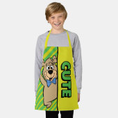 Schattige Boo-Boo-Beer Schort (Gedragen)