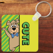 Schattige Boo-Boo-Beer Sleutelhanger (Achterkant)