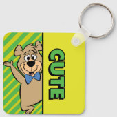 Schattige Boo-Boo-Beer Sleutelhanger (Achterkant)