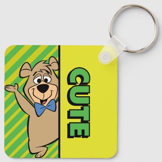 Schattige Boo-Boo-Beer Sleutelhanger (Achterkant)