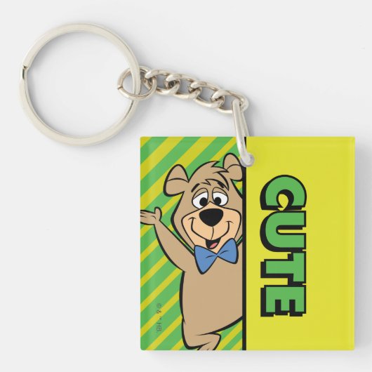 Schattige Boo-Boo-Beer Sleutelhanger (Voorkant)