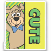 Schattige Boo-Boo-Beer Sticker (Voorkant)