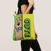 Schattige Boo-Boo-Beer Tote Bag (Dichtbij)
