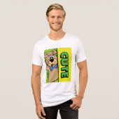 Schattige Boo-Boo-Beer Tri-Blend Shirt (Voorkant volledig)