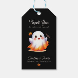 Schattige Boo Ghost-Baby shower Cadeaulabel