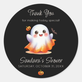 Schattige Boo Ghost-Baby shower Ronde Sticker