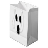 Schattige Boo Ghost Halloween Party Trick or treat Medium Cadeauzakje (Achterkant Gekanteld)