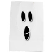 Schattige Boo Ghost Halloween Party Trick or treat Medium Cadeauzakje (Achterkant)