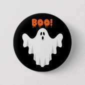 Schattige Boo Ghost Kinder Halloween Party Favor Ronde Button 5,7 Cm (Voorkant)