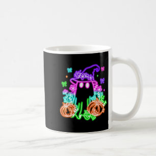 Schattige Boo Halloween Geest Heks Pompoen Trendy Koffiemok
