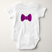 Schattige Boog Baby Citaten Romper (Achterkant)