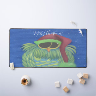Schattige boomgaard met Santa Hat Bureaumat