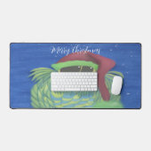 Schattige boomgaard met Santa Hat Bureaumat (Keyboard & Muis)