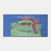 Schattige boomgaard met Santa Hat Bureaumat (Voorkant)