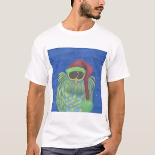 Schattige boomgaard met Santa Hat T-shirt