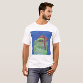 Schattige boomgaard met Santa Hat T-shirt (Voorkant volledig)