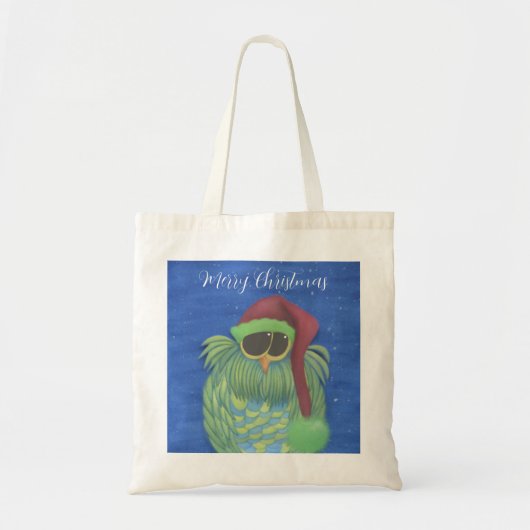 Schattige boomgaard met Santa Hat Tote Bag (Voorkant)