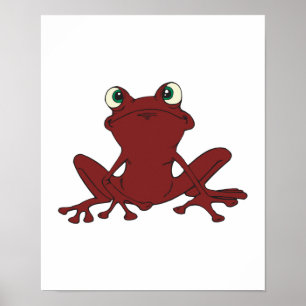 schattige boomkikker poster