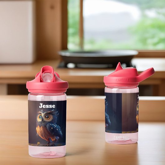 Schattige boomkor waterfles