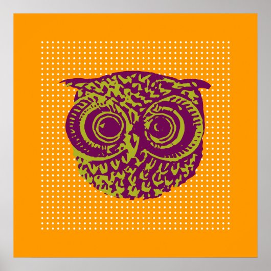 schattige boomvogels voor de muur poster (Voorkant)