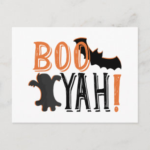schattige booyah halloween briefkaart