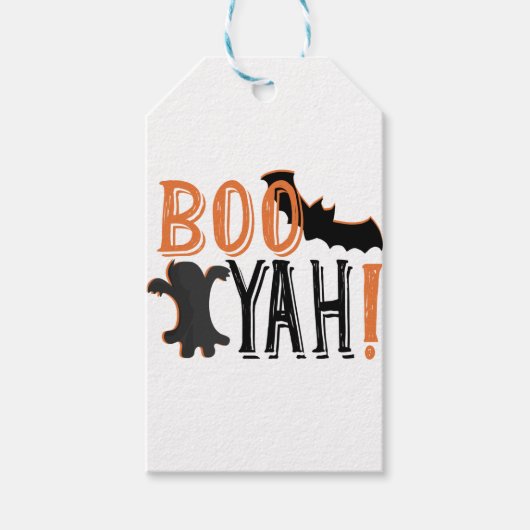 schattige booyah halloween cadeaulabel (Voorkant)