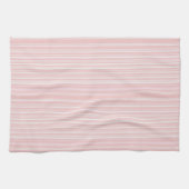 Schattige Bord Roze Snoep Gestreept Theedoek (Horizontaal)
