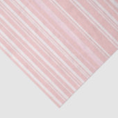 Schattige Bord Roze Snoep Gestreept Tissuepapier (Detail)