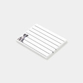 Schattige Border Collie Puppy Post-it® Notes (Schuin)
