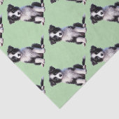 Schattige Border Collie Puppy Tissuepapier (Detail)