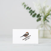 Schattige boreale Cartoon voor vogelpest Visitekaartje (Staand voorkant)