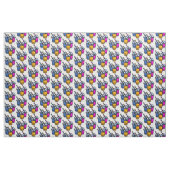 schattige borstelthee stof (Yard (91,4 cm))