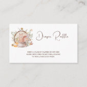 Schattige bos Dierlijke Vrienden Baby shower Informatiekaartje (Voorkant)