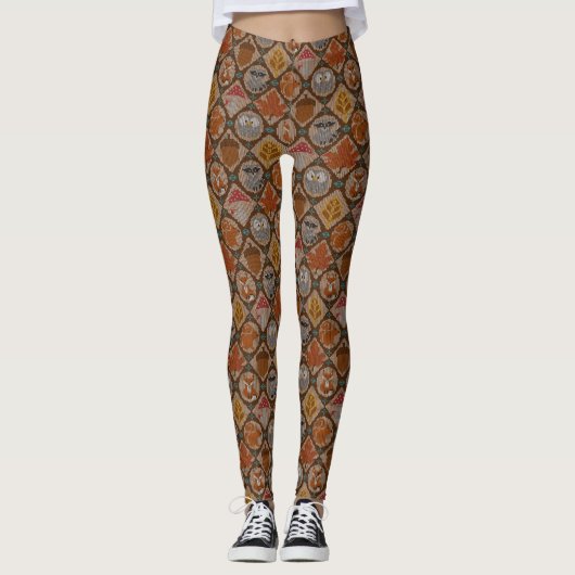 Schattige bos in de herfst leggings (Voorkant)