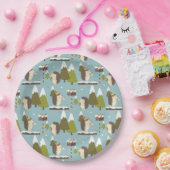 Schattige bos papieren bordje (Feest)