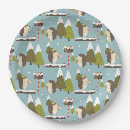 Schattige bos papieren bordje (Voorkant)