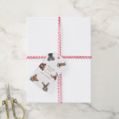 Schattige bosdieren baby shower gunsten cadeaulabel (Met Touw)