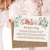 Schattige bosdieren boek voor baby Enclosure Kaart