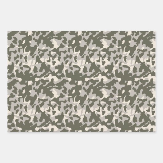 Schattige bosdieren bosbomen Baby shower Inpakpapier Vel (Voorkant 2)