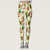 Schattige bosdieren leggings (Voorkant)