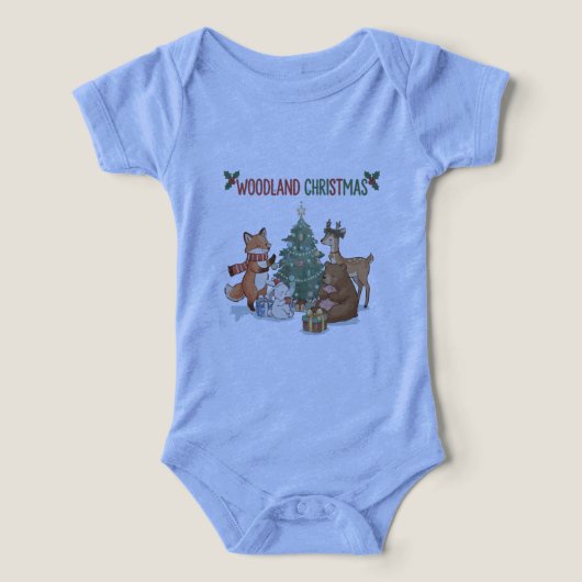 Schattige bosdieren met Kerstmis - Feestelijk Woud (Design voorkant)