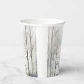 Schattige bosgebied baby shower papieren bekers (Rechts)