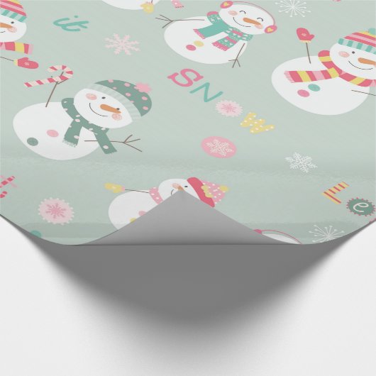 Schattige bosgebied cadeaupapier (Hoek)