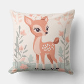 Schattige bosherten, bosdieren, baby meisje kussen (Voorkant)