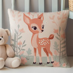 Schattige bosherten, bosdieren, baby meisje kussen<br><div class="desc">Introductie van de betoverende "Schattigee bosherten, bosvrienden, genderneutraal kussen voor kwekerijen, " een prachtig ontworpen toevoeging aan elke kwekerij. Met een charmante illustratie van een klein hertje omringd door zijn bosvrienden, wordt dit kussen weergegeven in serene zachte tinten, waardoor het een veelzijdige keuze is voor zowel jongens als meisjes. Het...</div>