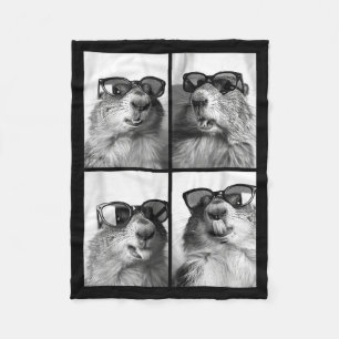 Schattige Bosmarmotten Singles Cool Bosdier Foto B Fleece Deken