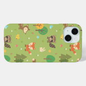 Schattige bospatroon Case-Mate iPhone case (Achterkant (horizontaal))