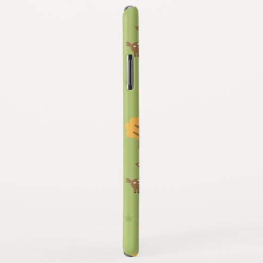 Schattige bospatroon Case-Mate iPhone case (Achterkant/rechts)